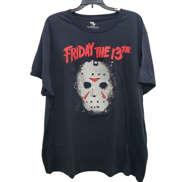 Friday the‎ 13th Jason Vorhees Horror Icon Graphic Tee T-Shirt Unisex Plus 3XL - Picture 1 of 5